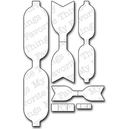 Die-Namics Die-Beautiful Bows, 0.2" To 5.5"