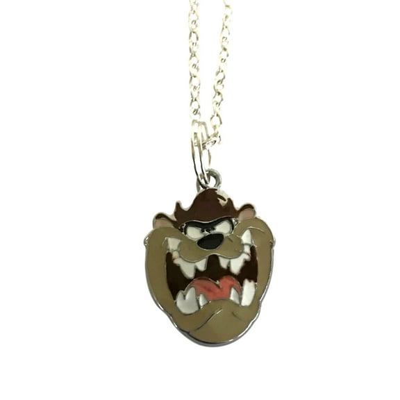 Taz Tasmanian Devil Looney Tunes Pendant Necklace – Cartoon Character Jewelry