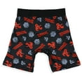thumbnail image 4 of Dungeons and Dragons Men's D&D D20 Dice DND Logo Boxer Briefs Long Leg Underwear, 4 of 5