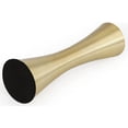 thumbnail image 3 of ABCISI 6.7 inch Brass-Toned Metal Vase Small Flower Vase Set of 2 Modern Decorative Vase for Home Decor, Wedding or Gift(Gold), 3 of 8