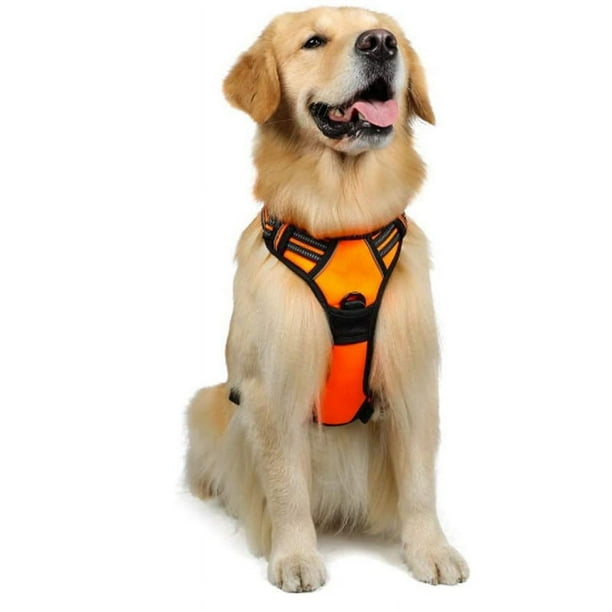 Cuerda de tracción para perros, tamaño mediano, correa para el pecho para perros, cuerda para perros, tipo chaleco reflectante