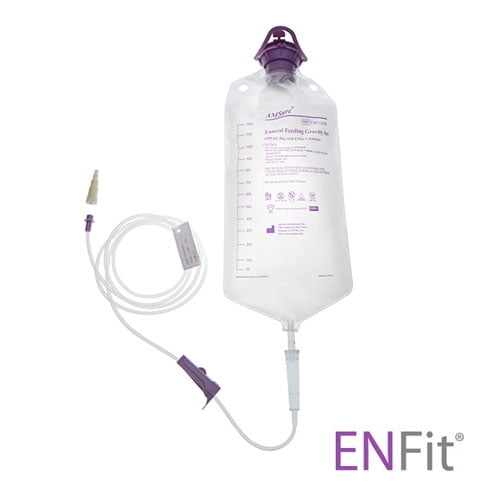 AMSure Enteral Feeding Bags 1200ml, ENK1203K, 2 Pack.