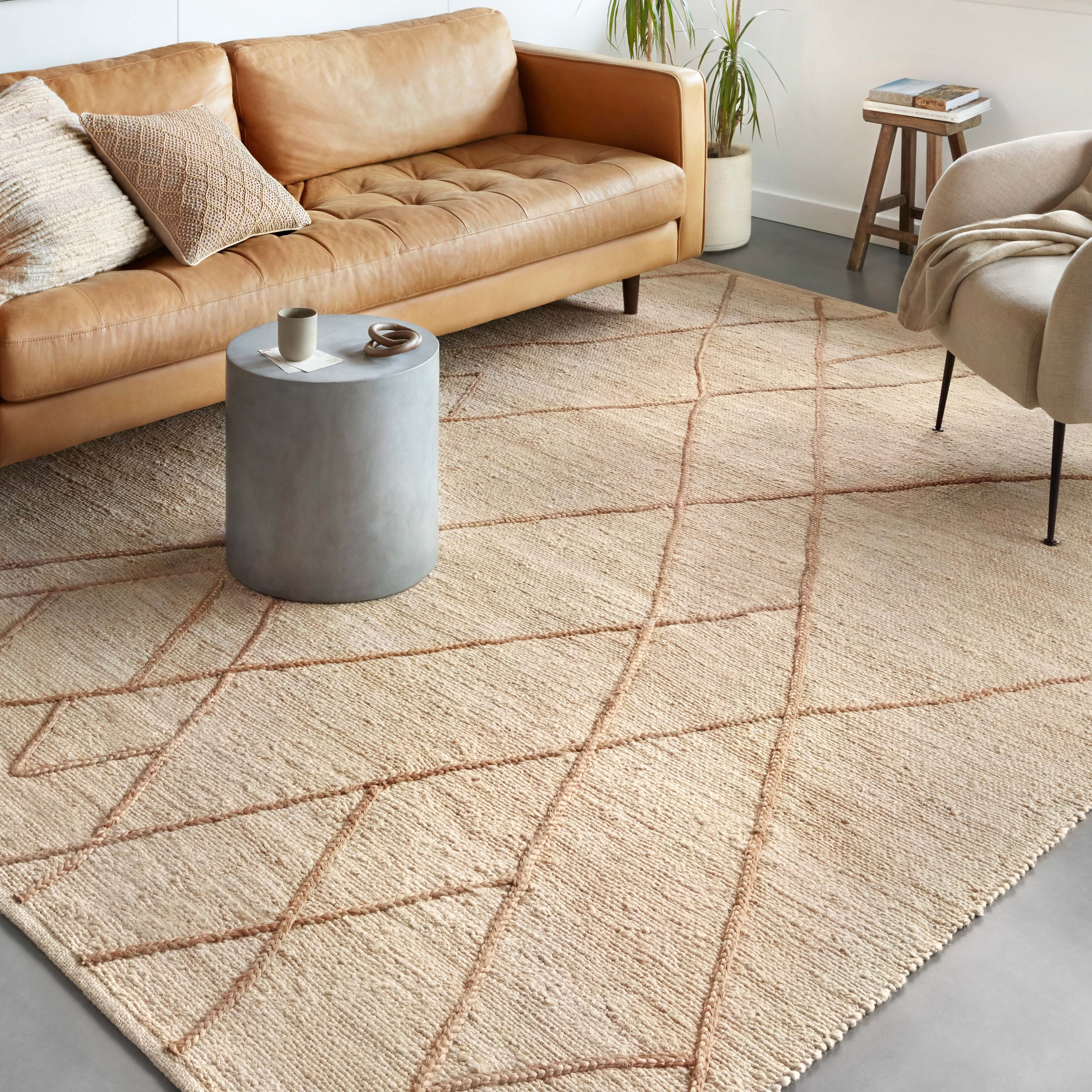 Loloi Eileen Natural / Sunrise 3'-11" x 5'-7" Accent Rug