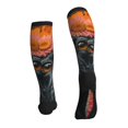thumbnail image 2 of Bixox Sunflower Black Dog Print Compression Socks,Compression Socks Women & Men Circulation for Medical,Running,Athletic, 2 of 7