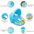 thumbnail image 4 of Anillo de natación para bebé, protector solar inflable, anillo de natación para bebé, flotador inflable de ayuda para natación para bebé, anillo de natación para niños con volante y toldo Jadeshay  A, 4 of 7