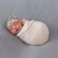 thumbnail image 4 of Wukai Colorful Spots Newborn Knotted Baby Beanie Hat for Boy Girl Baby Cute Cap Infant Beanies,0-6 months, 4 of 6