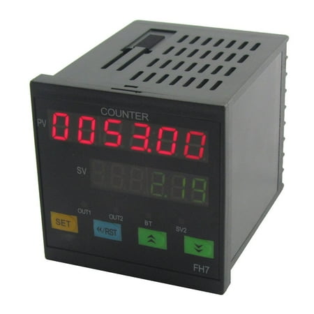 NEW SALE!6 Digital Counter Multi-functional Length Counter Intelligent Length Meter LED Display AC/DC Preset Electronic Length Counter