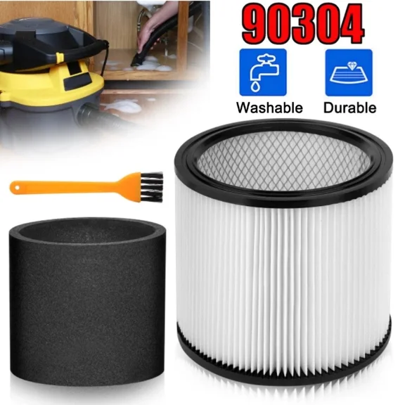 90304 Filter Cartridge 90585 Foam Fits For Shop-Vac 5 Gallons Wet & Dry Vacuums
