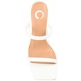thumbnail image 5 of Journee Womens Brie Open Toe Mid Stiletto Dress Sandals, 5 of 10