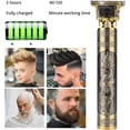thumbnail image 3 of Cortadora de pelo Vintage T9, máquina cortadora de pelo inalámbrica, máquina de acabado de pelo para hombres, recargable, 3 of 5