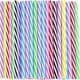 thumbnail image 2 of Paquete de 100 Pajitas Reutilizables de Plástico Xiying | Pajitas de Rosca Gruesa de Color Neón | 7,3 Mm de Diámetro | 23 Cm de Largo | Aptas para Lavavajillas | para Batidos, Malteadas y Bebidas Frí, 2 of 7