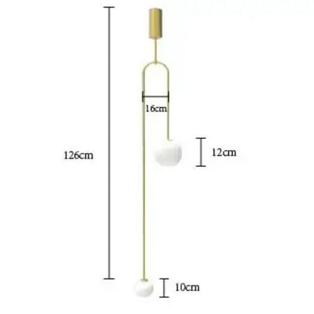

CHNGYCX Contemporary Nordic Brass Pendant Lamp with LED Glass Ball Light Fixture for Home Decor - Stunning and Modern Lighting Option to Elevate Your Space