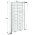 thumbnail image 3 of 24"W x 48"H Pegboard Powerwing Display (CLEAR FROST ONLY), 3 of 5