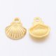 thumbnail image 2 of Tibetan Style Alloy Pendants Lead Free and Cadmium Free Shell Golden 11.8mm wide 14mm long 2.8mm thick hole: 2mm, 2 of 2