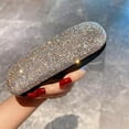 thumbnail image 1 of Light Luxury Diamond-encrusted Glasses Case Storage Box For Men, Fashionable, Simple And Personalized Myopia Glasses Case, 1 of 5