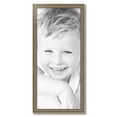 thumbnail image 2 of ArtToFrames 15" x 34" Aged White Gold Picture Frame, 15x34 inch Silver Wood Poster Frame (WOM-2036),  Pack, 2 of 7