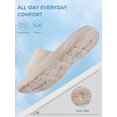 thumbnail image 5 of NORTHYARD Slippers for Men with Arch Support Cloud Slides Sandals Non Slip Waterproof Shower Bathroom Pool Beach Shoes Khaki, 5 of 6