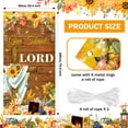 thumbnail image 2 of Fall in Love with Jesus Door Cover Sunflower Pumpkin Thanksgiving Door Banner Fall Bulletin Board Decorations Christian Religious Decoration Indoor Outdoor Decor Bulletin Board Set 35.4 x 70.8 Inch, 2 of 6