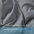 thumbnail image 3 of Amelie Home Queen Cooling Comforter – Reversible Lightweight Blanket for Hot Sleepers, Heather Charcoal Gray 90"x90", 3 of 6