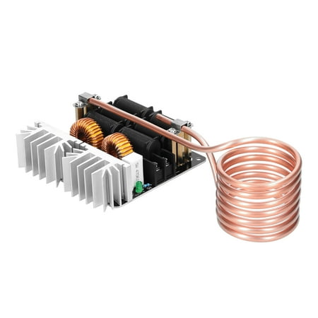 

Irfora 1000W ZVS Induction Heating Board Module Low Voltage Coil Flyback Driver with Copper Tube for DIY Small Parts Hardening Annealing