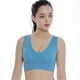 thumbnail image 2 of Sujetador deportivo de doble capa sin costuras para niñas, talla grande, sin aros, ropa interior ajustable para yoga sin costuras, 2 of 6