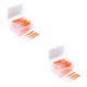 thumbnail image 1 of Qarigey 40 Pieces/ Box Interdental Brush Sticks Tooth Toothpick Pick Flosser 2piezas Naranja 0.6 mm, 1 of 1