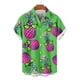 thumbnail image 4 of Blusa y camisa de manga corta con cuello vuelto para hombre, blusa informal de moda con botones estampados, blusa de manga corta con cuello vuelto, blusa de poliéster para hombre, 4 of 6