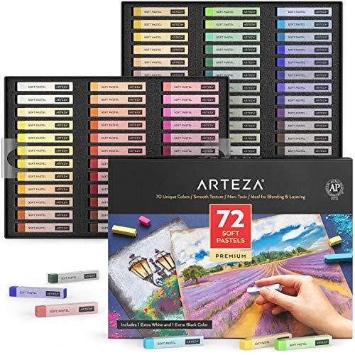 Arteza Soft Pastels | Assorted Colors - Set of 72