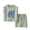Green, variant on Akiihool Boys Short Sets Toddler Kids Boy Summer Clothes 6 12 18 24 Months 2T 3T 4T Short Sleeves Shirt Tops & Casual Shorts Outfit Set(Green,12-18 Months)