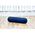 thumbnail image 7 of Leewadee Small Yoga Bolster – Shape-Retaining Cervical Neck Roll, Tube Pillow for Comfortable Reading, Kapok Filling,  Blue, 7 of 7