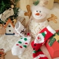 thumbnail image 5 of 3Pairs Women Christmas Fuzzy Fluffy Socks - Cozy Warm Slipper Bed Socks For Xmas Gift, 5 of 6