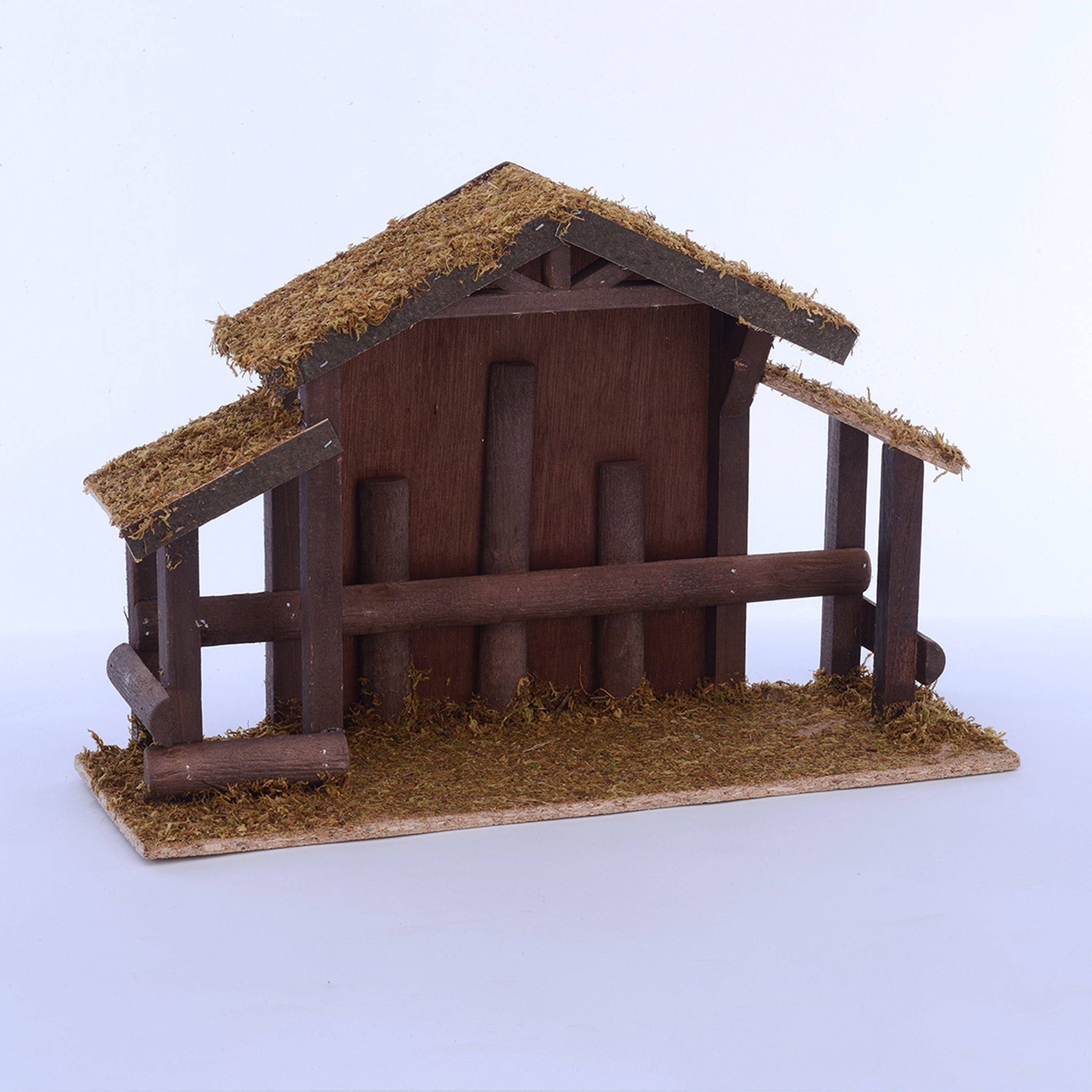 Holiday Time Large Nativity Scene Creche with Moss, 10.5"
