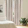 thumbnail image 2 of Ambesonne Cars Curtains, Vibrant Doodle Style Rides, Pair of 28"x84", Multicolor, 2 of 5