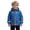 1-376Blue1146, variant on CAIVO Child Boys Girls Winter Coats Hooded Jacket Wear Kids Thicken Windproof Zipper Warm Outwear Long Sleeve Soft Outerwear