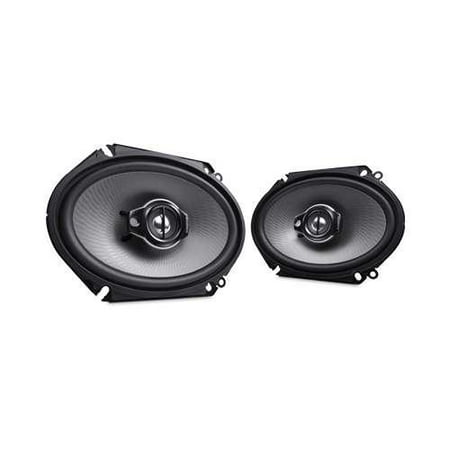 Kenwood 6"x8" Custom Fit Speaker System - 63Hz-22kHz, 240W Max Power, 3-Way, Black - KFC-C6894PS