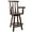 Brown-01, variant on 360° Swivel Rustic Wood Finish 29.4" Seat Height Ergonomic Bar Stool for Dining Room and Pub 330 lbs Capacity Premium Fir Wood Construction