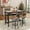 Gray, variant on Demi Bonn Bar Table and Chairs Set of 5 with Metal Frame and Storage Rack, 43" Rectangular Pub Table with 4 Stools for Small Space, 5-Piece Breakfast Table Set, Gray