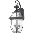 thumbnail image 3 of NY8317K Quoizel Lighting Newbury - 2 Light Large Wall Lantern - 20 Inches high-Mystic Black Finish, 3 of 4