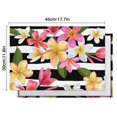 thumbnail image 6 of Pioneer Flower Floral Print Pattern Summer Placemats Table Placemats Set Of 4-Linen Kitchen Washable Placemats Table Mats 12x18 Inch Non-Slip Heat Resistant, 6 of 6