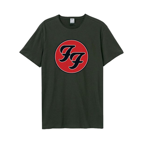 Amplified - Camiseta Double F Logo para Adultos Unisex (Carbón)