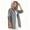 Gray, variant on Vinsonshop Women's Raincoats Lightweight Waterproof Windproof Adjustable Windbreaker Rain Jackets Hooded with Pockets Beige L