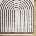 thumbnail image 7 of Mark&Day Washable Rugs, 5x7 Larita Modern Dark Brown Area Rug, Brown Light Beige Carpet for Living Room, Bedroom or Kitchen (5'3" x 7', Machine Washable), 7 of 7