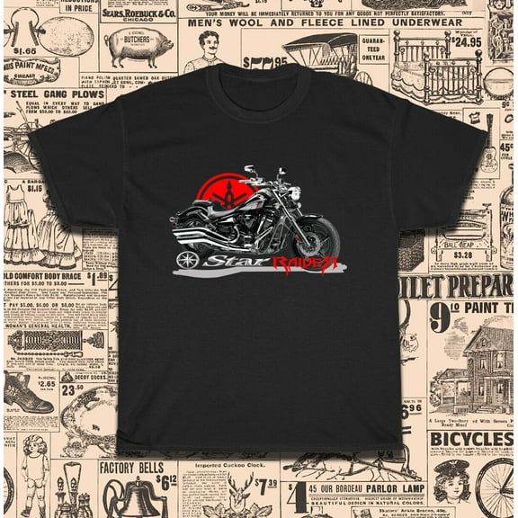 New Yamaha V-STAR Cruiser T-Shirt American Size S-5XL T-Shirt
