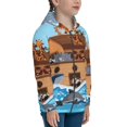 thumbnail image 5 of Kdxio Animals on Noah's Ark Pattern Kids Boys Girls Zip Up Hoodie 3D Printed Hooded Sweatshirt Hoody Coat with Pocket 7-12 Y-Medium, 5 of 6