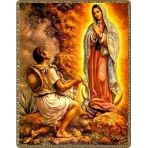 Tin Sign Vintage Chic Art Decoration Poster Jesus Helguera Mexican Art for Store Bar Home Cafe Farm Garage or Club 12" X 8"