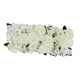 thumbnail image 4 of Arco de bricolaje Fila de flores Flores de rosas artificiales Telón de fondo floral Panel de flores de la boda Flores citadas para el salón de Blanco Soledad Paneles de pared de flores, 4 of 10