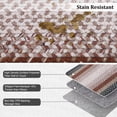 thumbnail image 4 of Garvee 2'x10' Farmhouse Bordered Runner Rug Braid Printed Carpet, Washable Soft Non Slip Rug for Hallway Bedroom Entryway, Blue, 4 of 7