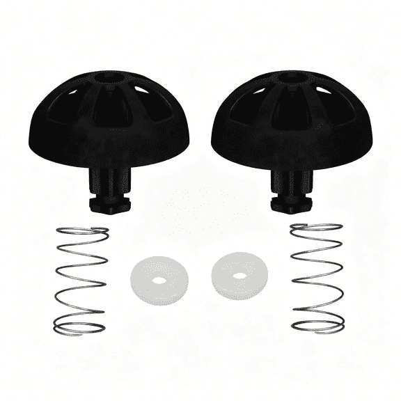 EXLEAF 2-Pack Coffee Replacement Brew Basket Spring Loaded Stopper Kits Fits for Coffee Maker Parts,Parts Number 990117900 990237500 Coffee Machine Accessory
