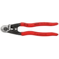 thumbnail image 1 of KNIPEX 95 61 190 SB Cortacables para cable trenzado acerado forjado recubierto de plástico 190 mm, 1 of 1