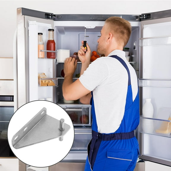 HONITANO Refrigerator Door Hinges Heavy Duty 2Pcs Stainless Steel 8.5x5x4.4in for Commercial Use